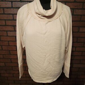 Tru Luxe Jeans French Terry cowl neck shirt.